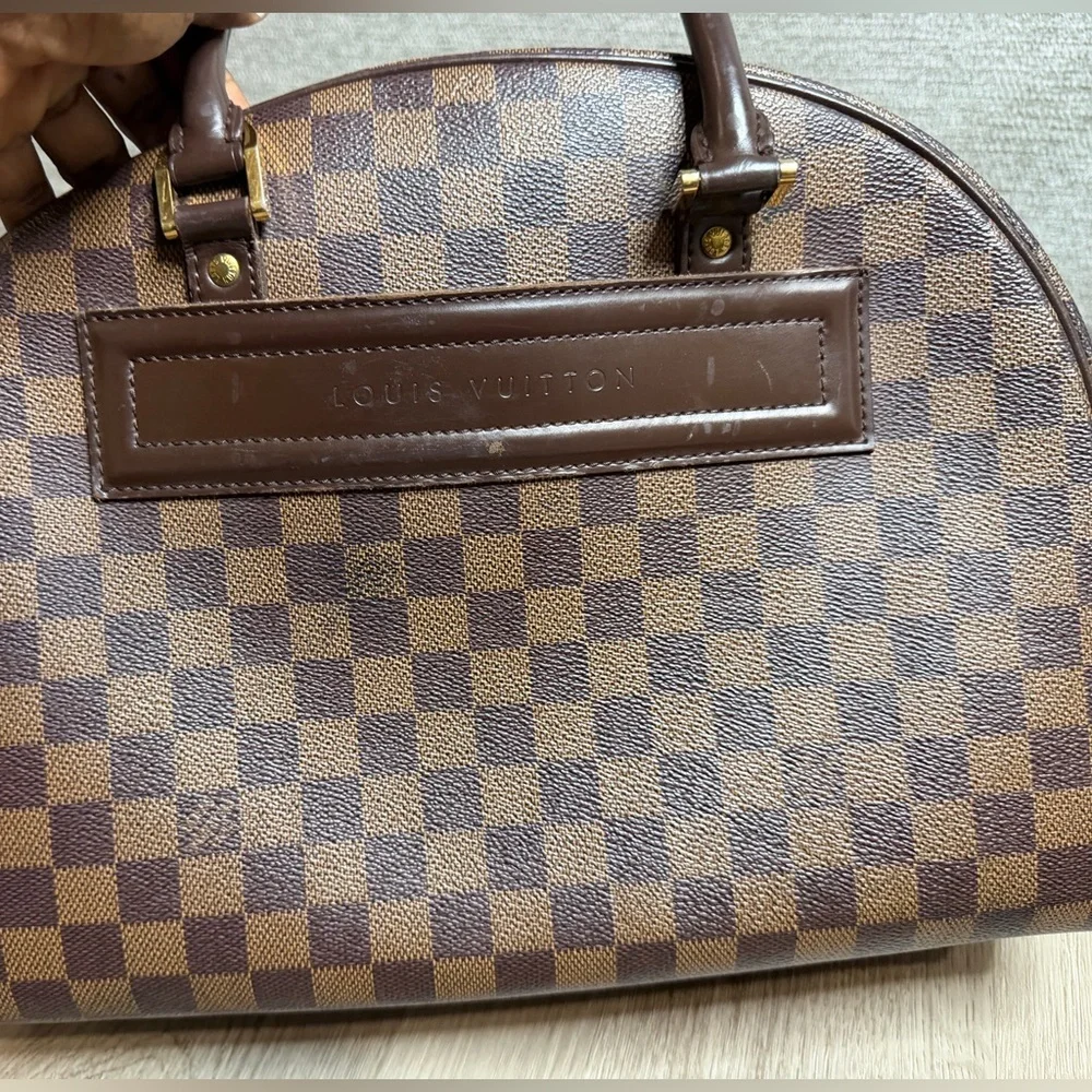 Louis Vuitton Brown Damier Ebene Dome Satchel - Brown - Picture 4 of 14